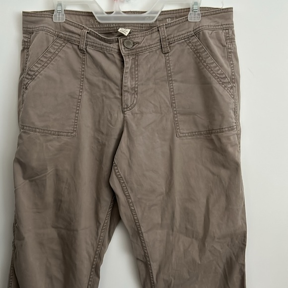Sonoma size 12 boot cut gray/brown color pants. - Picture 2 of 10